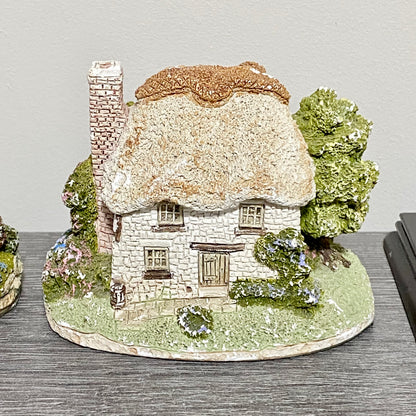 Vintage Miniature Cottages Figurines Ilkley Fine Arts Kerr Craft 1980s Set Of 6