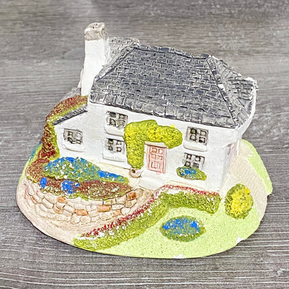 Vintage Miniature Cottages Figurines Ilkley Fine Arts Kerr Craft 1980s Set Of 6