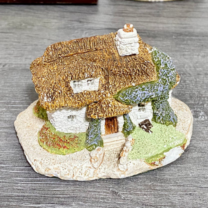 Vintage Miniature Cottages Figurines Ilkley Fine Arts Kerr Craft 1980s Set Of 6