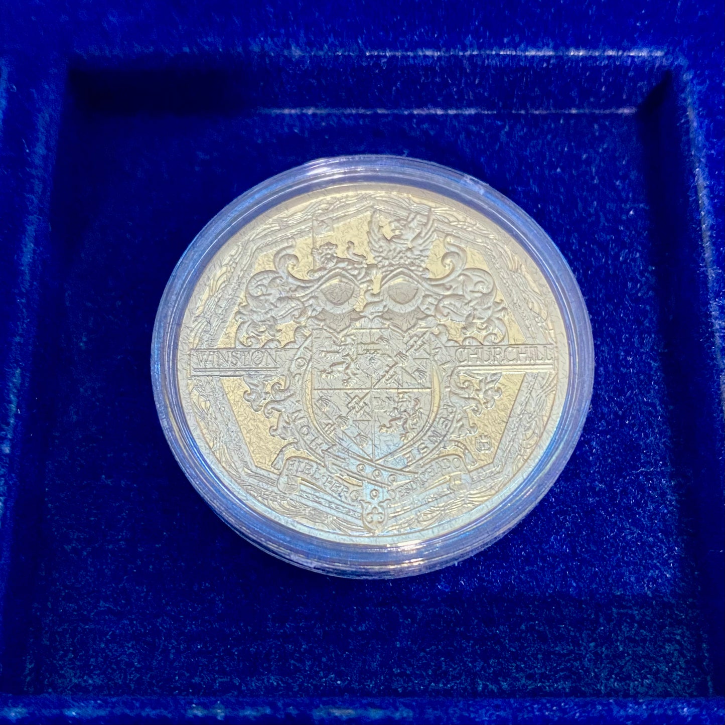 Windsor Mint Winston Churchill 12 Gold Layered Coin Medallions Complete Set 2021