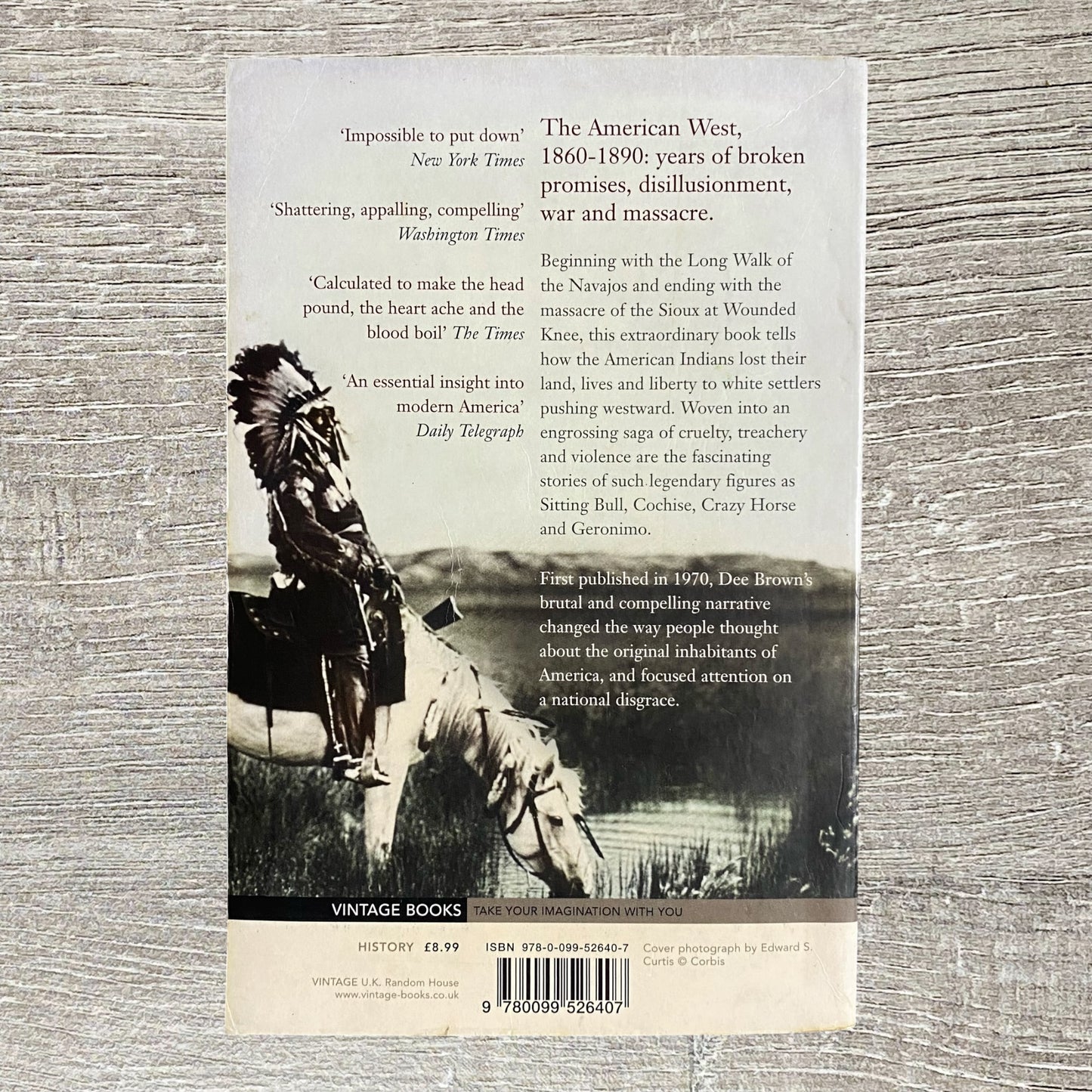 Bury My Heart At Wounded Knee Indian American West Dee Brown 1991 Paperback