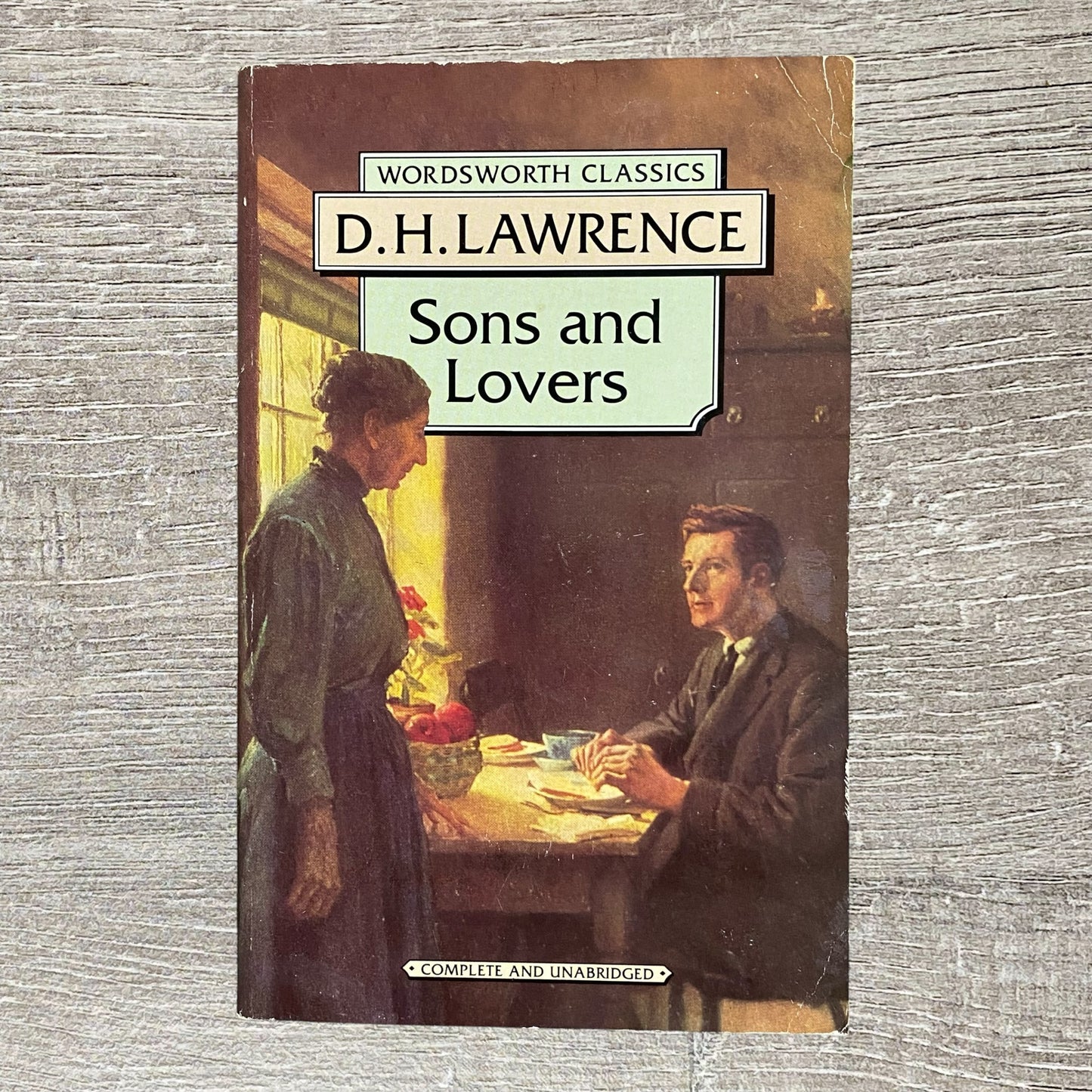 Sons And Lovers By D.H. Lawrence Wordsworth Classics 1993 Paperback Book