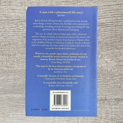Dreams From My Father A Story Of Race And Inheritance By Barack Obama Paperback