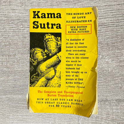 Kama Sutra Of Vatsyayana Sir Richard Burton & F.F. Arbuthnot 1973 Paperback Book