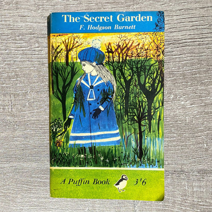 The Secret Garden By Frances Hodgson Burnett Puffin Books 1951 Paperback Book