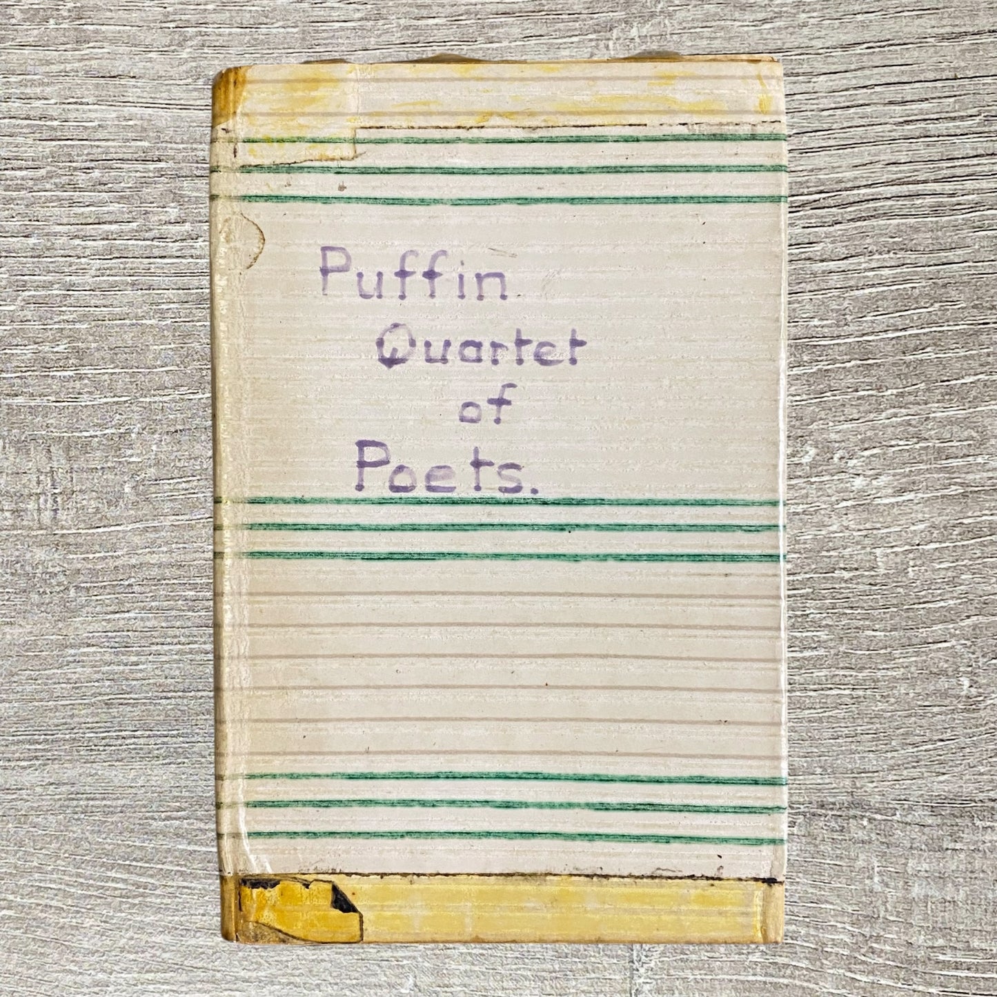 Vintage Puffin Quartet Of Poets Edited By Eleanor Graham Penguin 1958 Hardcover