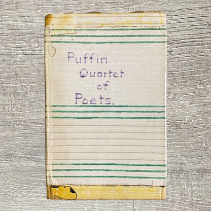 Vintage Puffin Quartet Of Poets Edited By Eleanor Graham Penguin 1958 Hardcover