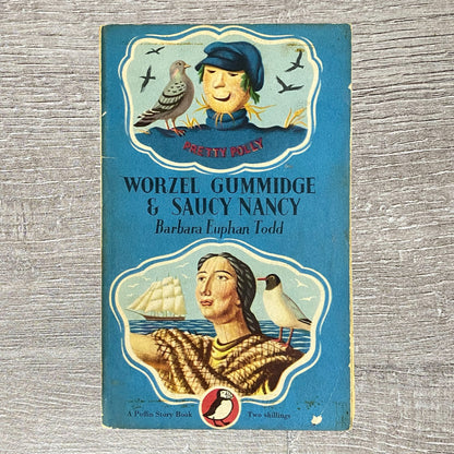 Vintage Worzel Gummidge & Saucy Nancy By Barbara Euphan Todd 1949 Paperback Book