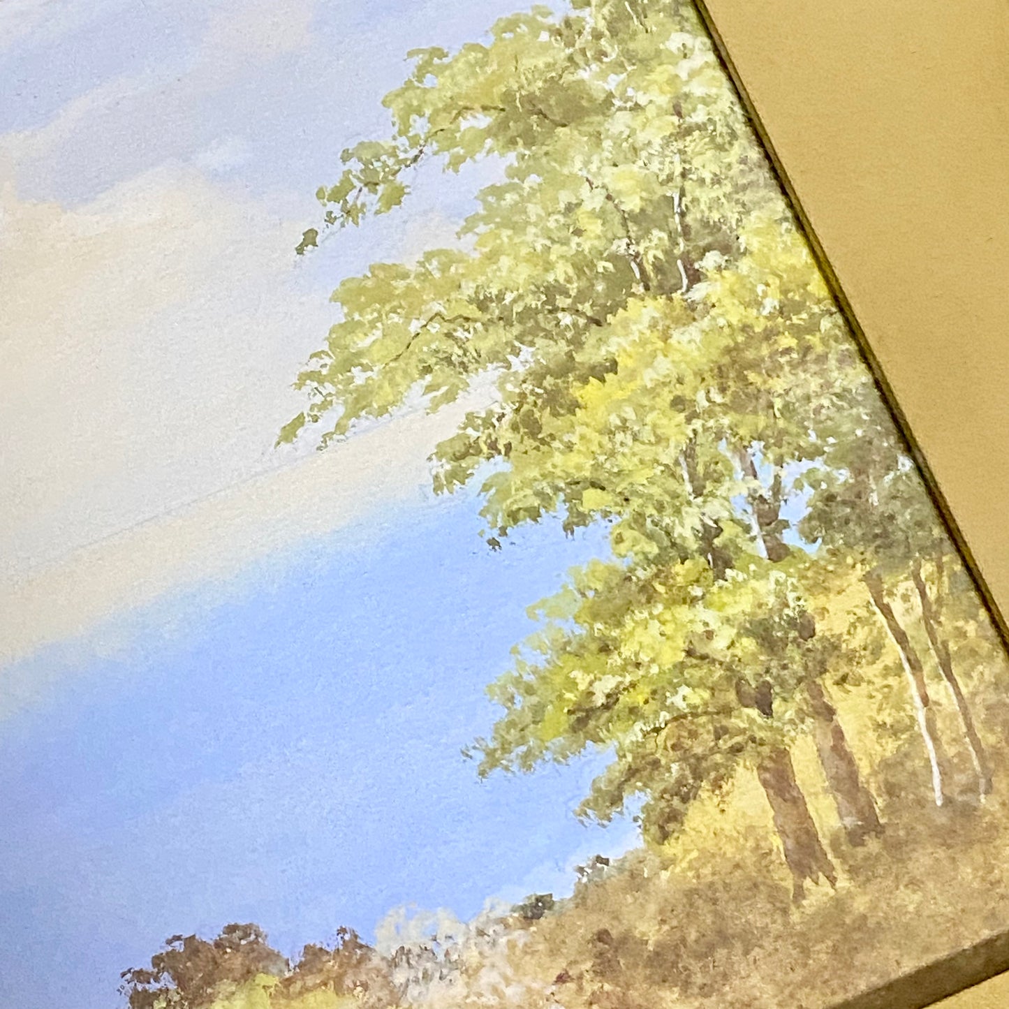 Vintage Coastal Landscape Watercolour Painting Signed By J Rogers Framed Glazed