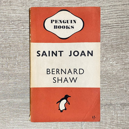 Vintage Saint Joan By Bernard Shaw No. 565 Penguin Books 1946 Paperback Book
