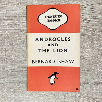 Vintage Androcles And The Lion By George Bernard Shaw No. 566 1946 Paperback