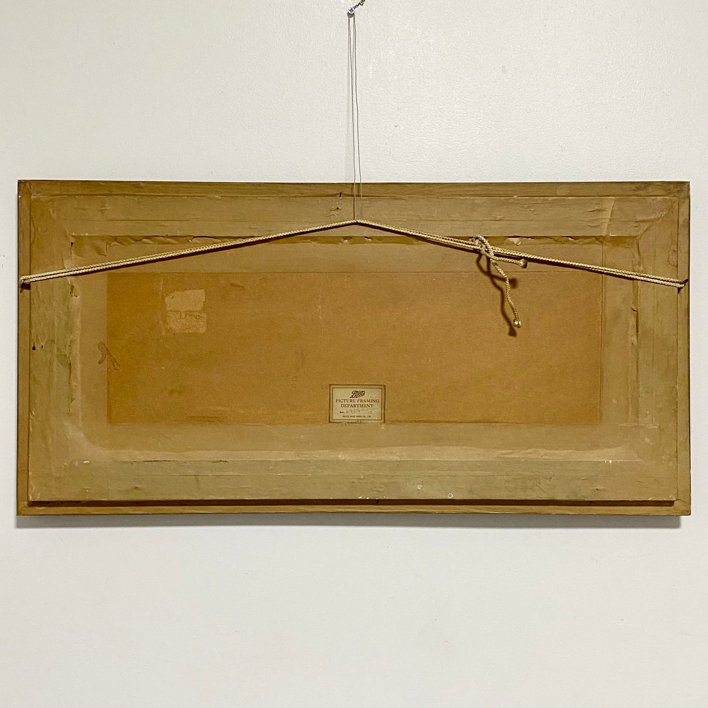 Vintage Coastal Landscape Watercolour Painting Signed By J Rogers Framed Glazed