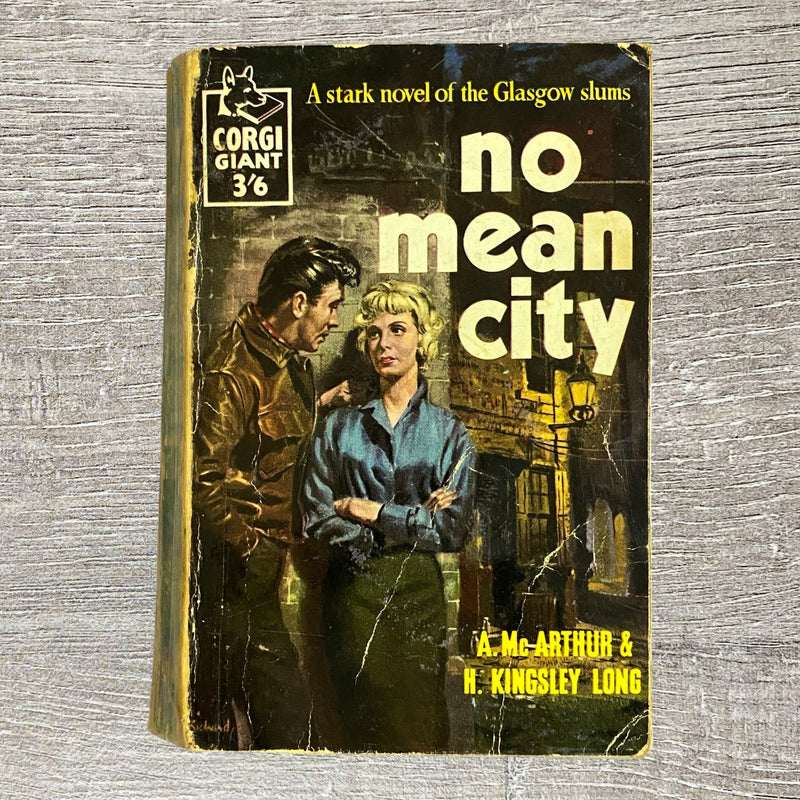 Vintage No Mean City By Alexander McArthur Corgi Books 1957 Paperback Book Rare