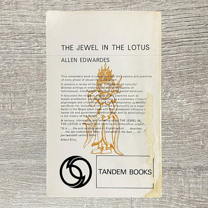 Vintage The Jewel In The Lotus Historical Survey Allen Edwardes 1965 Paperback