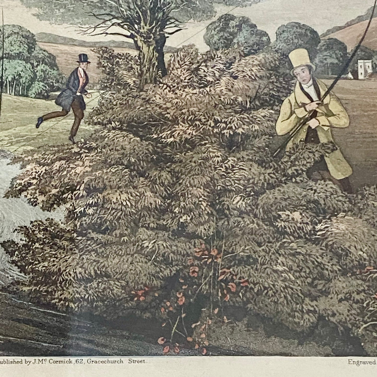 19th Century Fly Fishing For Trout Art Print Engraved R G Reeves Framed & Glazed