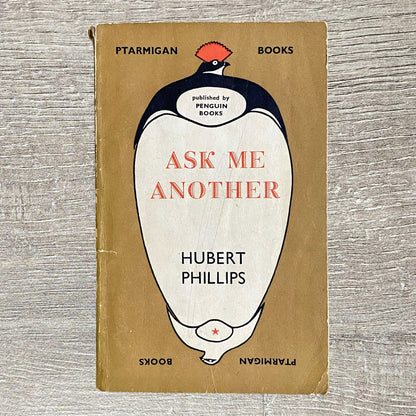 Vintage Ask Me Another By Hubert Phillips Penguin Books 1945 Paperback Book