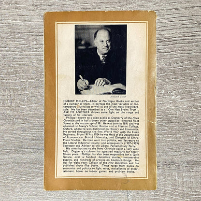 Vintage Ask Me Another By Hubert Phillips Penguin Books 1945 Paperback Book
