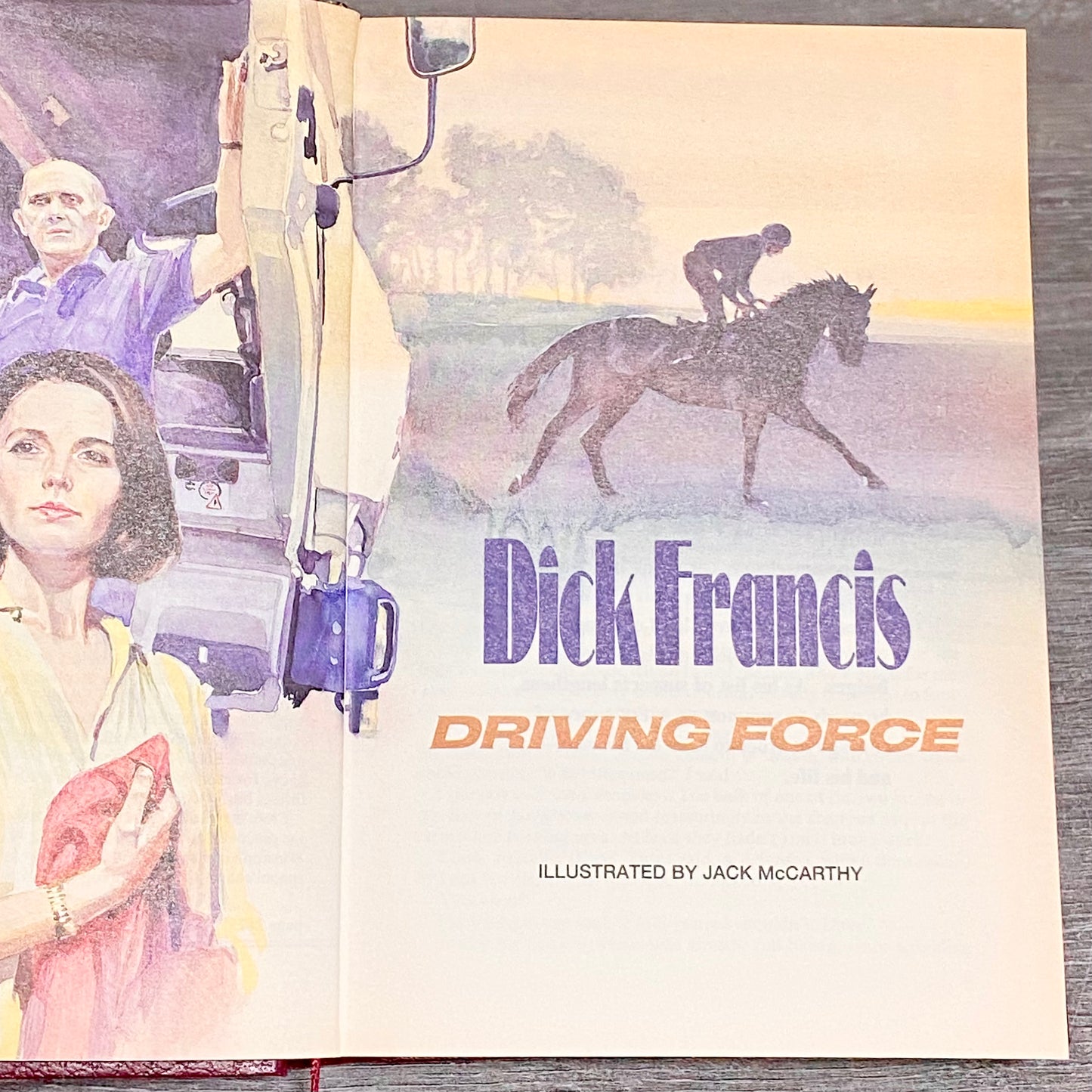 Vintage Reader's Digest Condensed Book Driving Force Island Harp 1993 Hardback