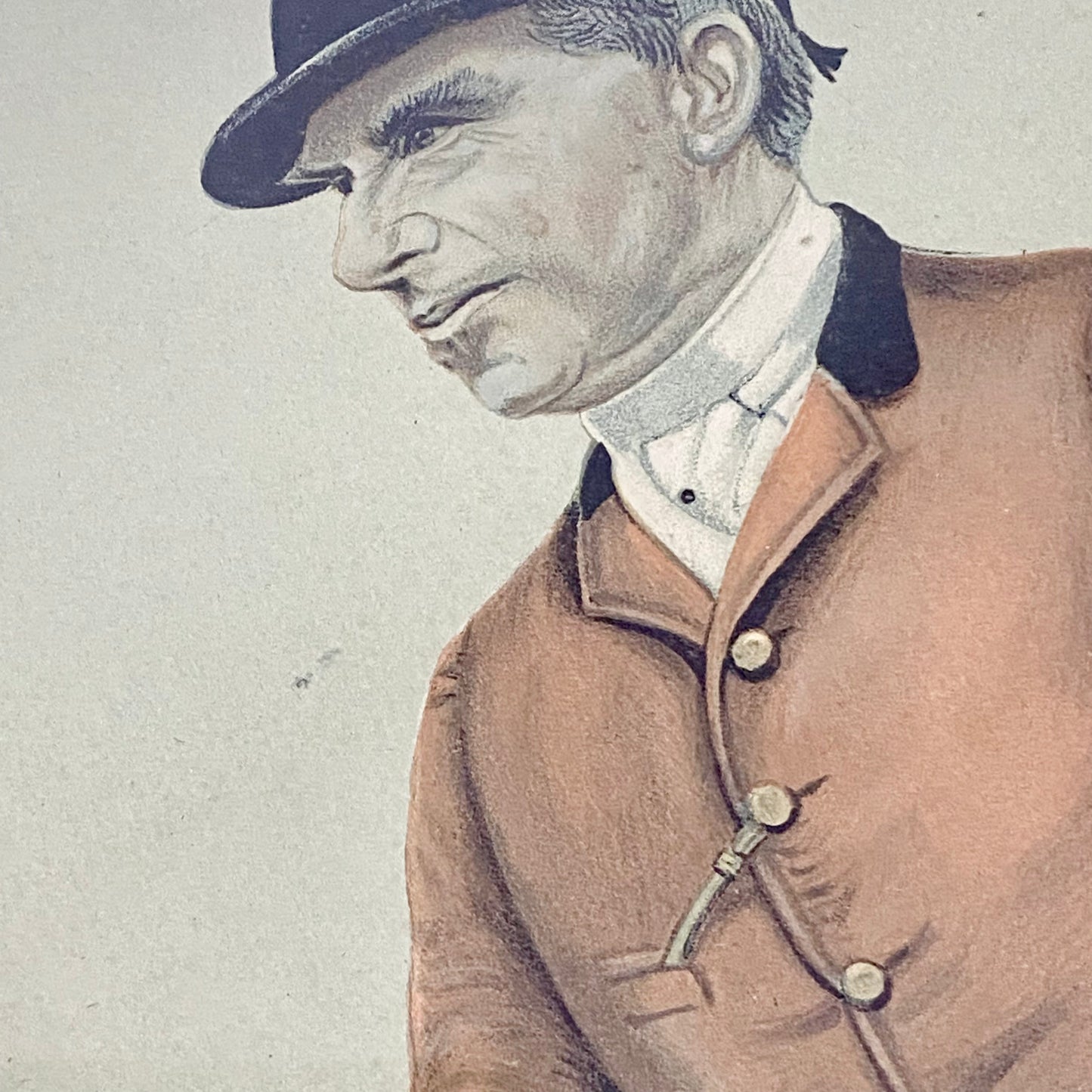 Vintage Sir Rodney Wilmot Berks And Bucks Vanity Fair Fox Hunting Print Framed