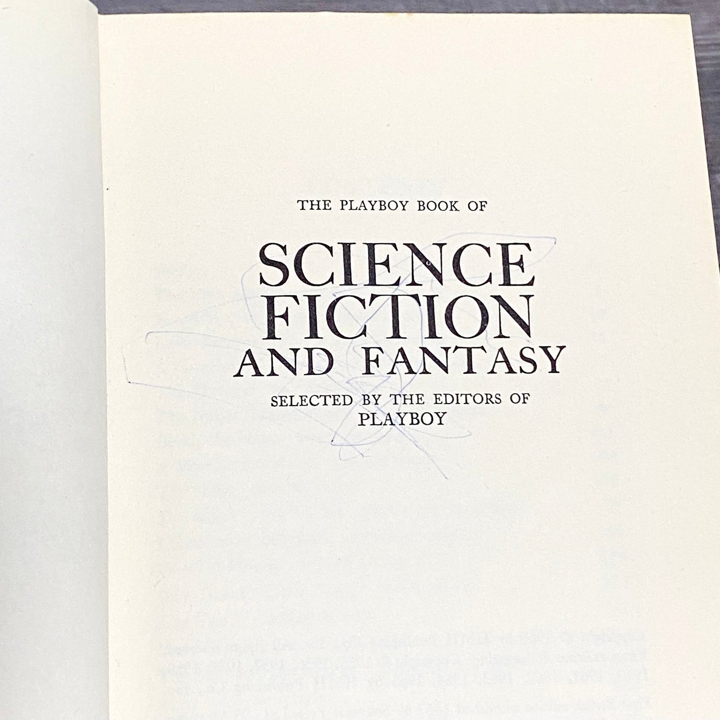 The Playboy Book Of Science Fiction And Fantasy 1966 Hardback Book