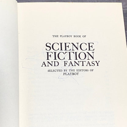 The Playboy Book Of Science Fiction And Fantasy 1966 Hardback Book