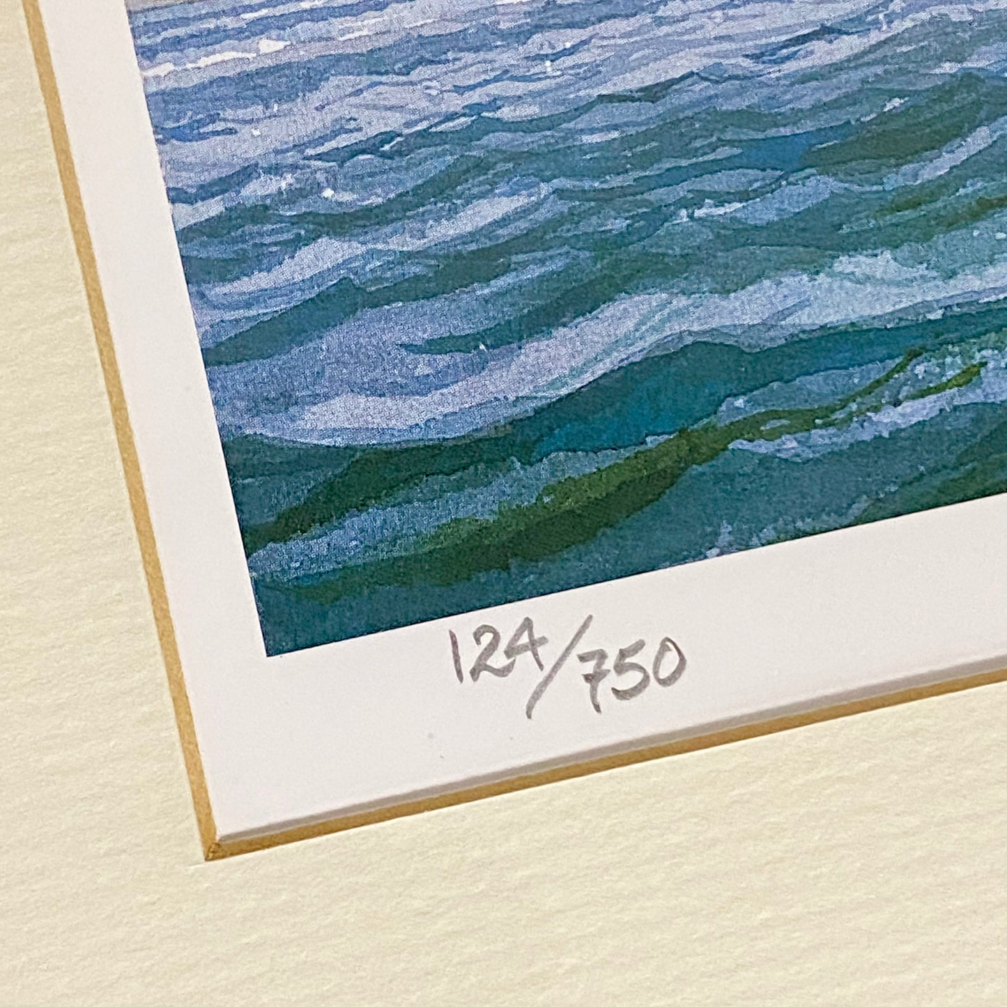 Vintage Royal Mail Lines SS Andes Boat Art Print Signed By Andrew Dibben Framed