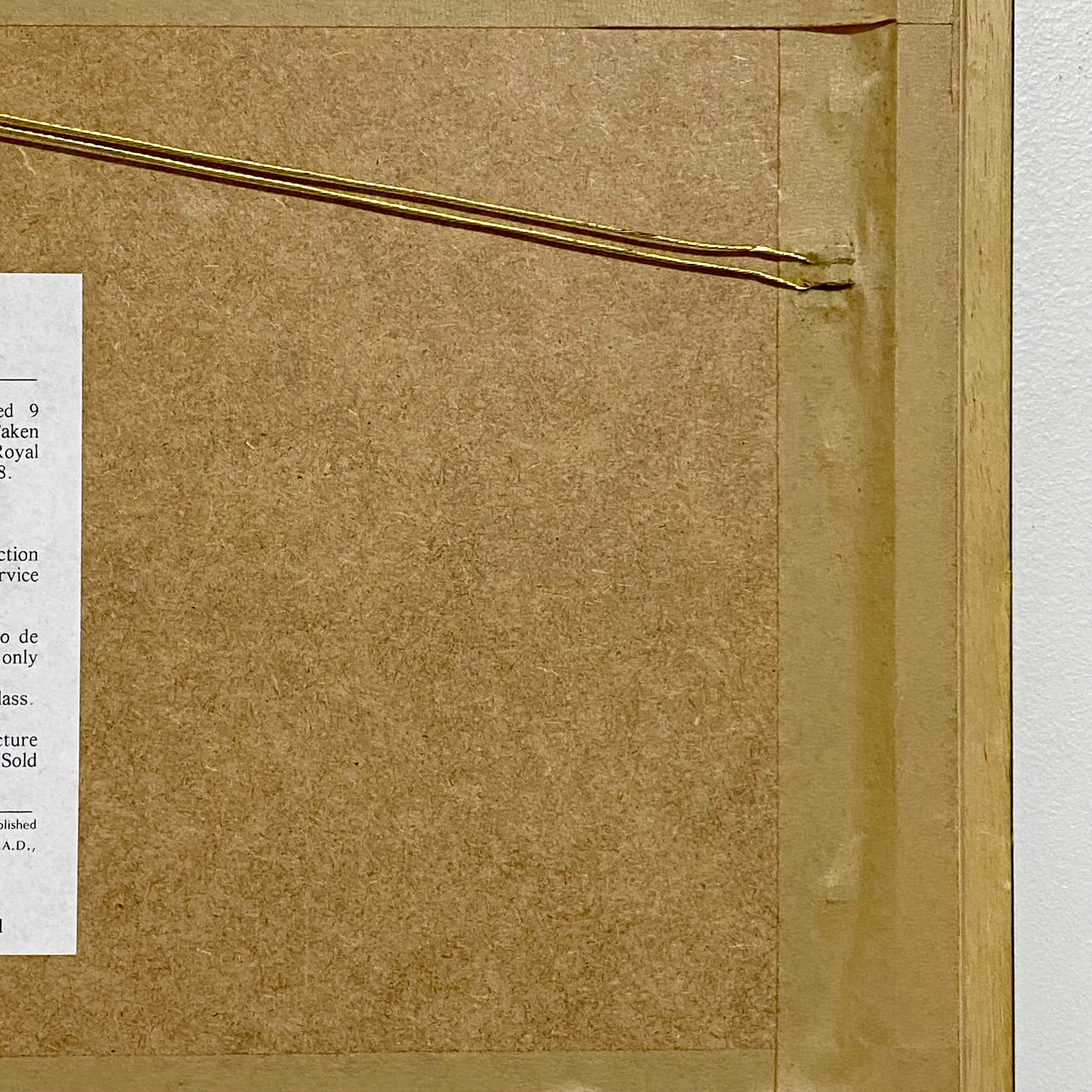 Vintage Royal Mail Lines SS Andes Boat Art Print Signed By Andrew Dibben Framed