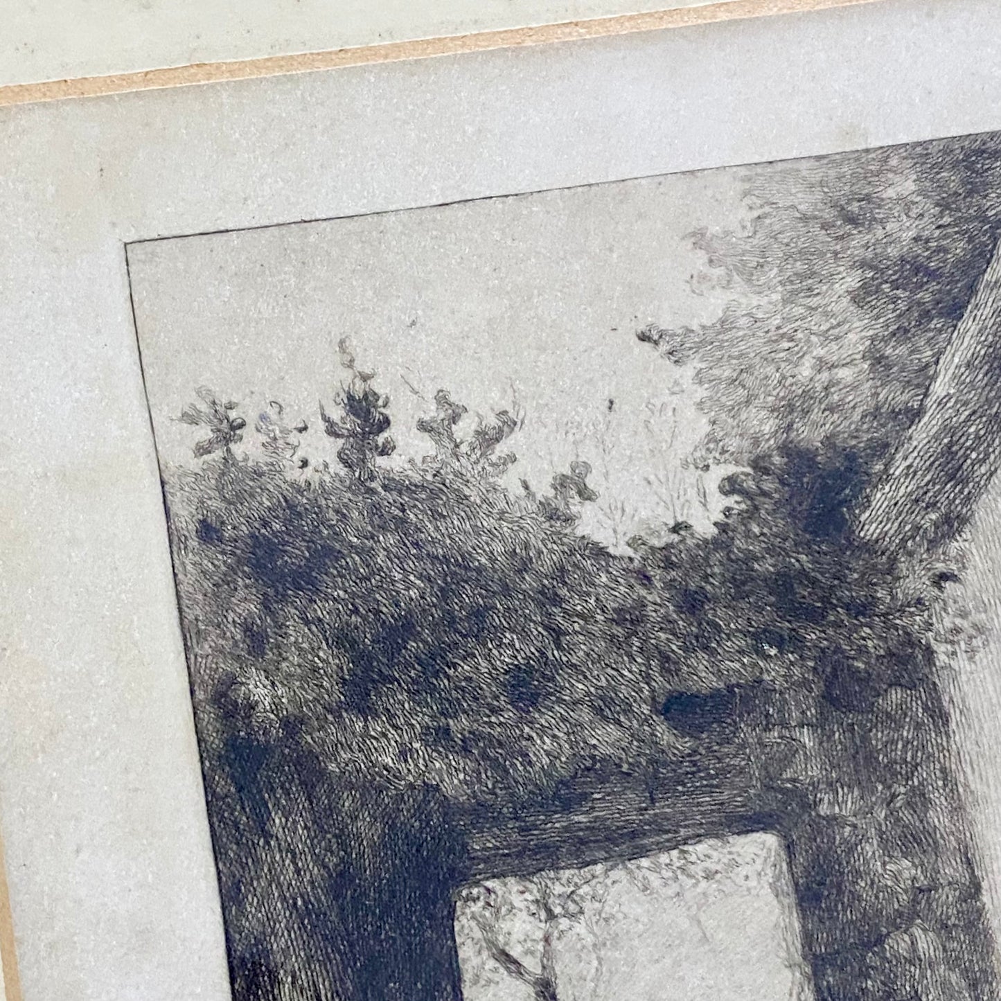 19th Century Woman Feeding Chickens Engraving Plate-Signed After Jean F Millet