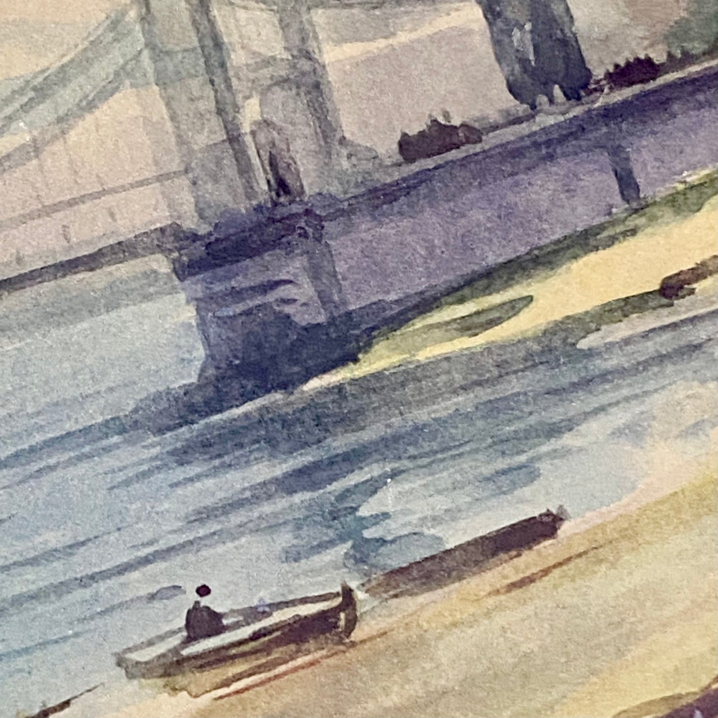 Vintage Conwy Castle Plate Signed Art Print By Albert Milton Drinkwater Framed