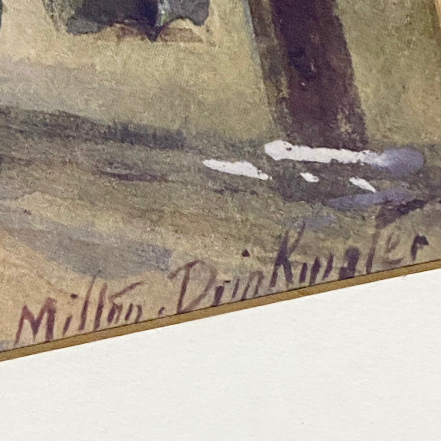 Vintage Conwy Castle Plate Signed Art Print By Albert Milton Drinkwater Framed