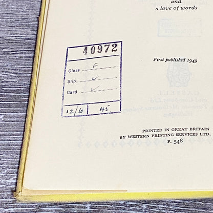 The Splendour Stays By Marguerite Allis Cassell 1949 Hardcover Book