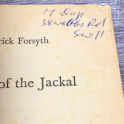 The Day Of The Jackal By Frederick Forsyth Corgi Books 1971 Paperback Book