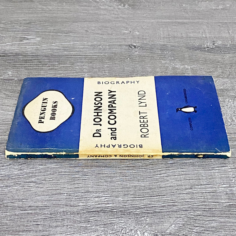Vintage Dr Johnson And Company By Robert Lynd No. 503 Penguin Books Paperback