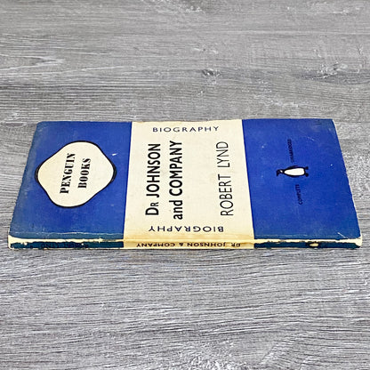 Vintage Dr Johnson And Company By Robert Lynd No. 503 Penguin Books Paperback