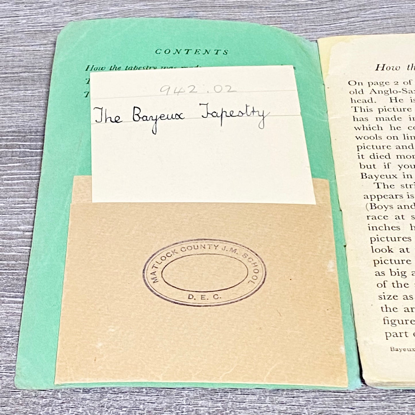 Vintage The Bayeux Tapestry By A.F. Titterton History Bookshelves 1956 Booklet
