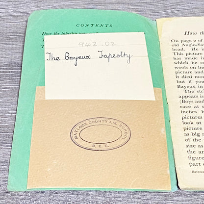 Vintage The Bayeux Tapestry By A.F. Titterton History Bookshelves 1956 Booklet