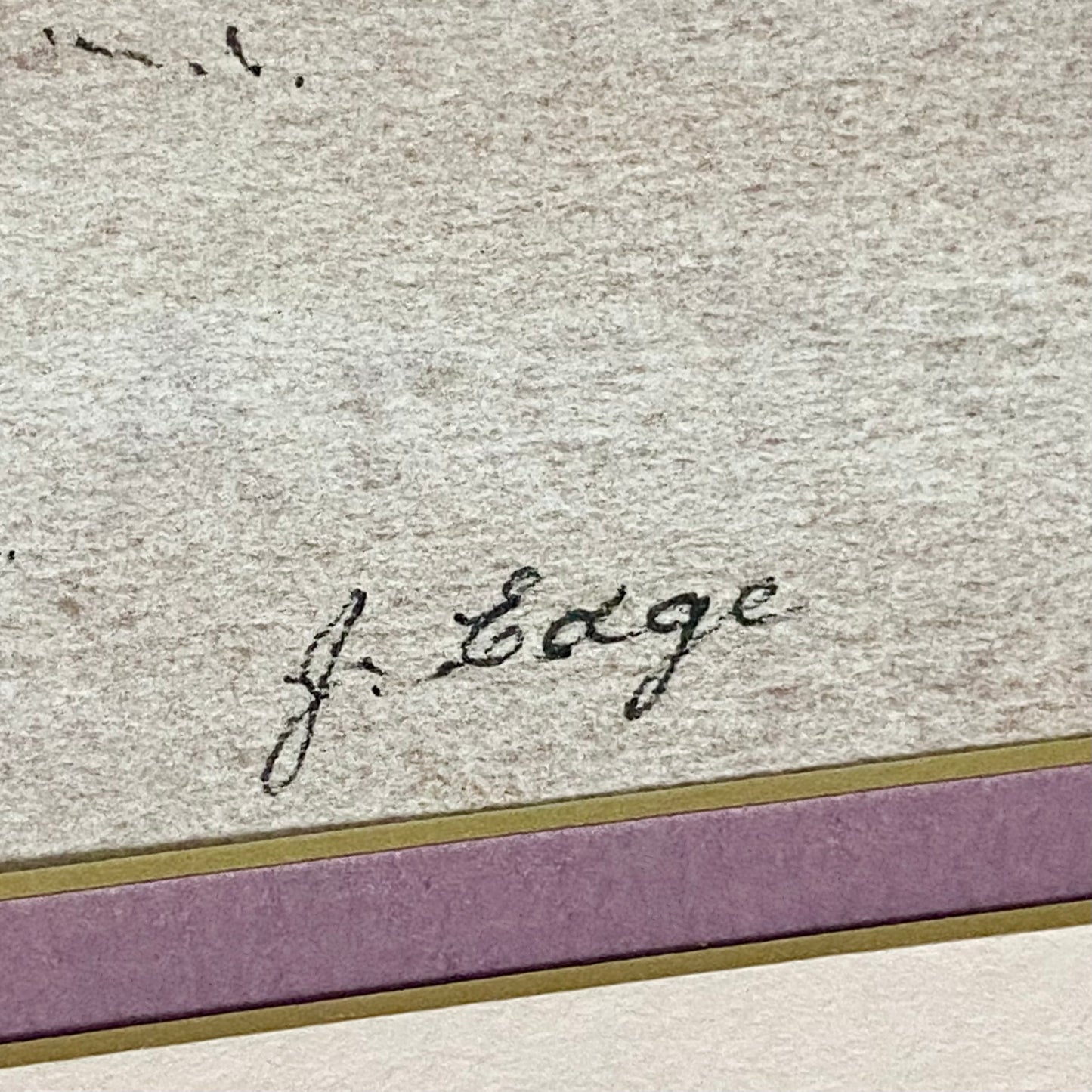 Vintage Village Courtyard Scene Watercolour Art Print Signed Henry J Sage Framed