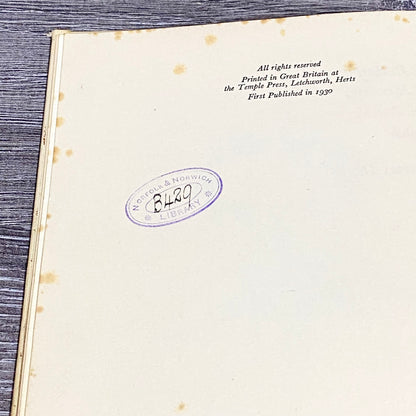 Vintage A Basketful Of Memories By Thomas Okey 1930 Hardcover Book Rare