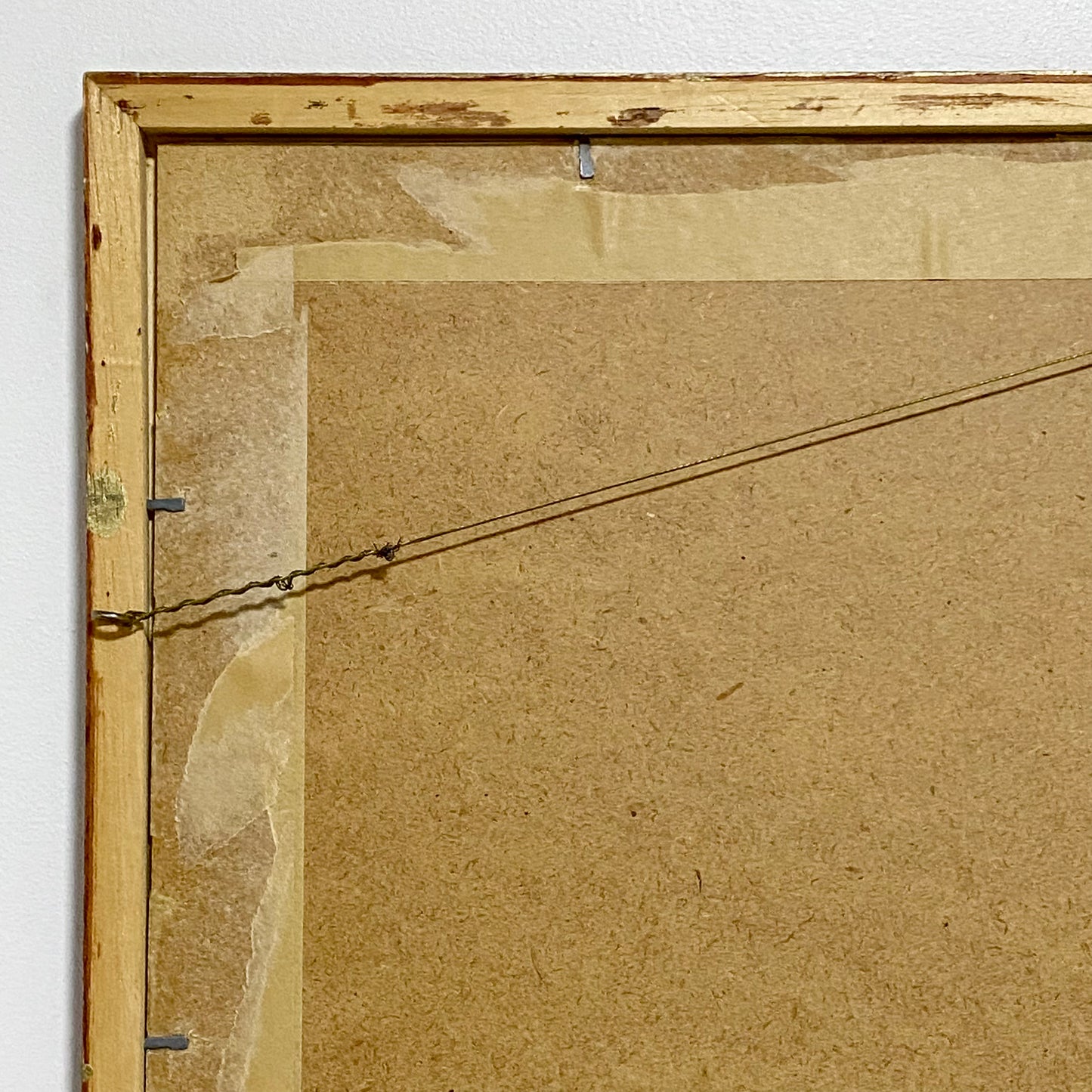 Vintage Village Courtyard Scene Watercolour Art Print Signed Henry J Sage Framed