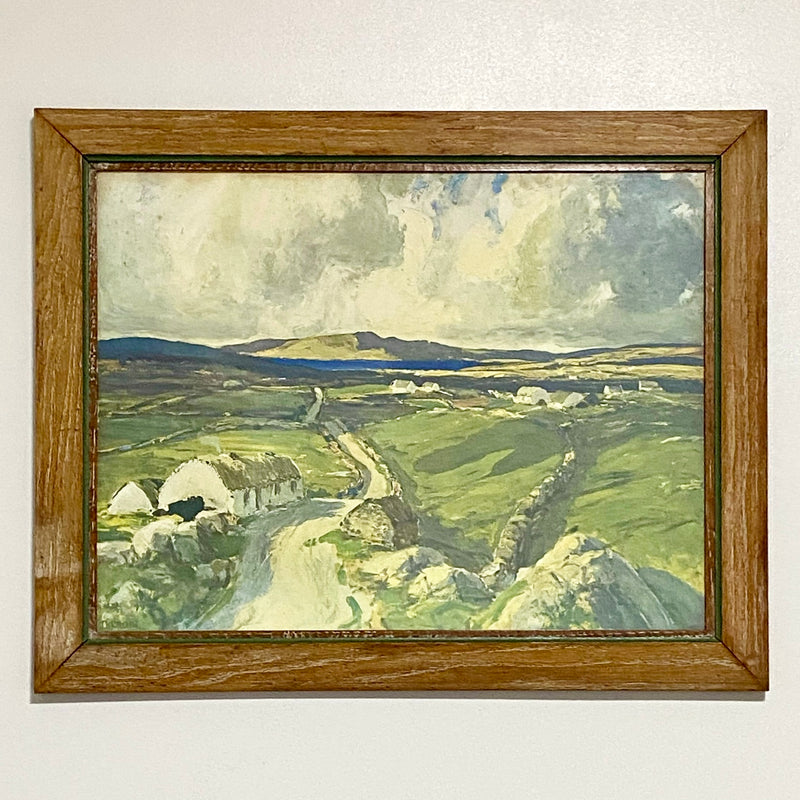 Vintage Arranmore From The Rosses Donegal By James Humbert Craig Print Framed