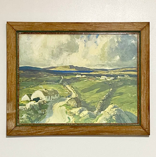 Vintage Arranmore From The Rosses Donegal By James Humbert Craig Print Framed