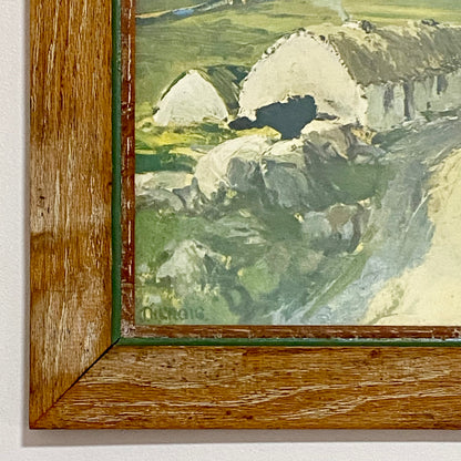 Vintage Arranmore From The Rosses Donegal By James Humbert Craig Print Framed