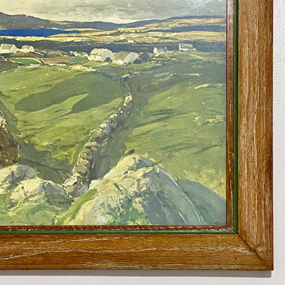 Vintage Arranmore From The Rosses Donegal By James Humbert Craig Print Framed