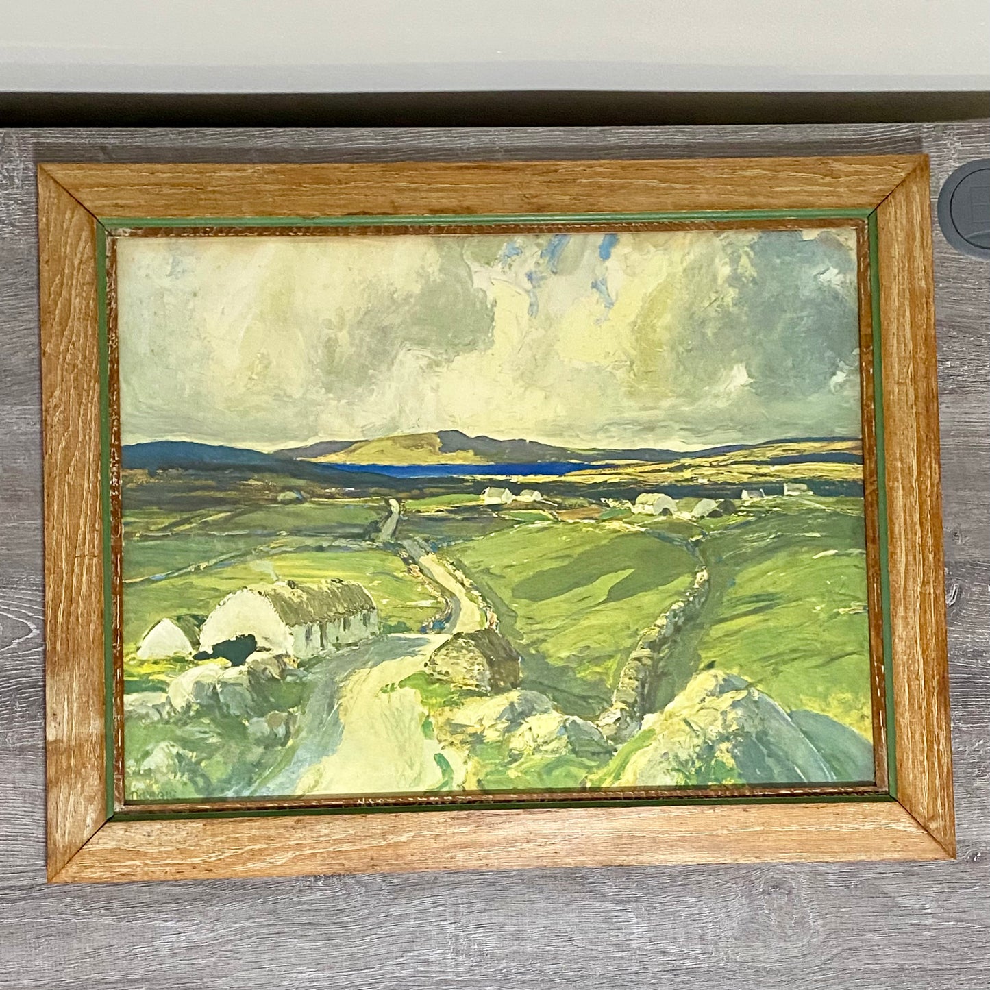 Vintage Arranmore From The Rosses Donegal By James Humbert Craig Print Framed