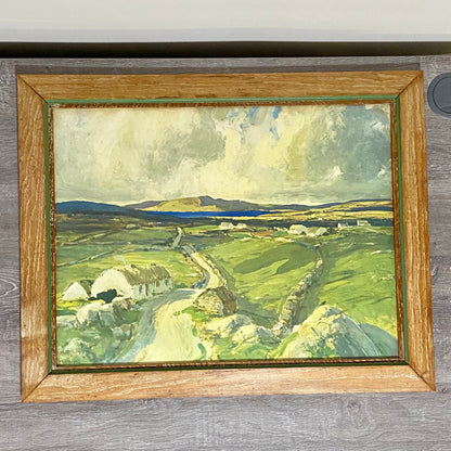Vintage Arranmore From The Rosses Donegal By James Humbert Craig Print Framed