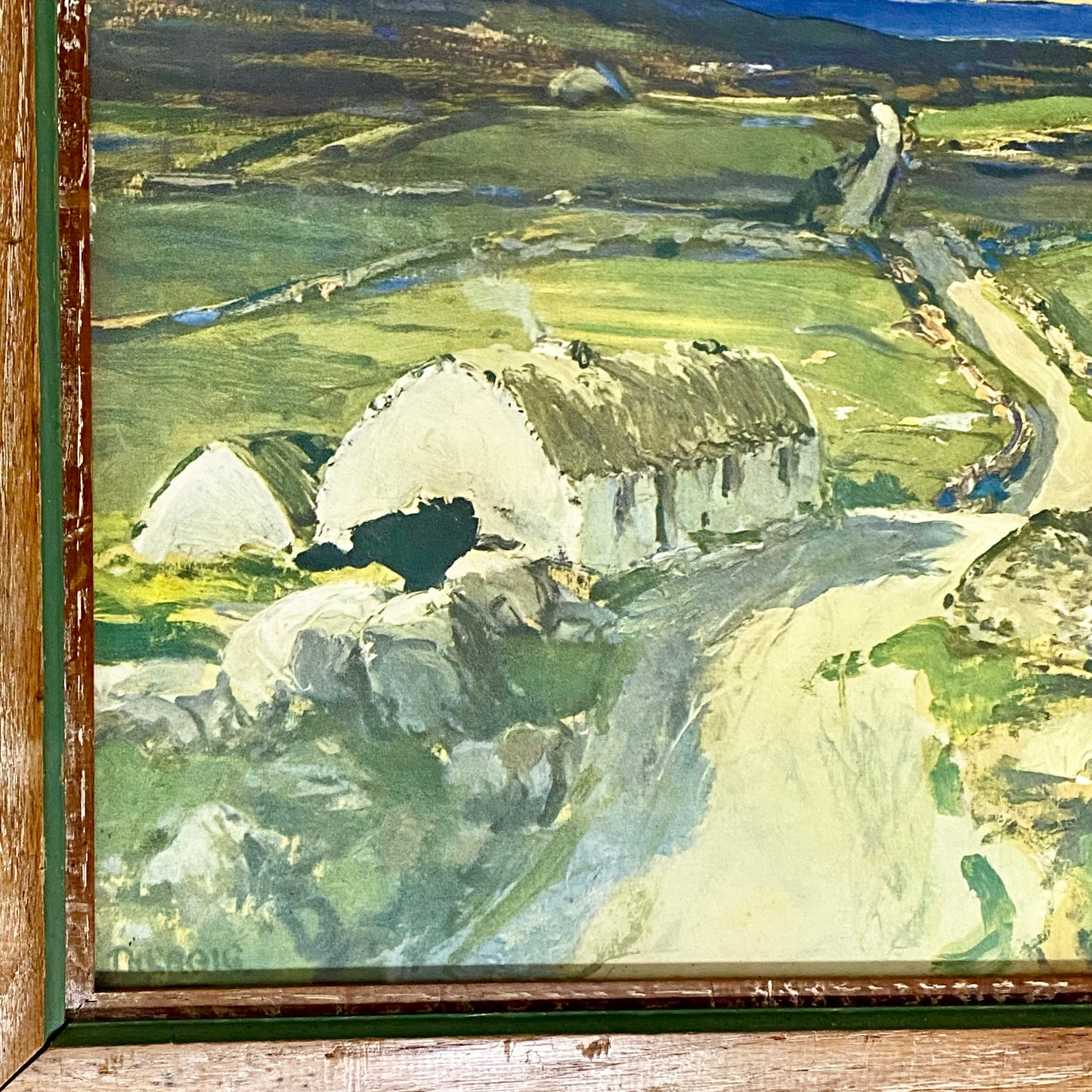 Vintage Arranmore From The Rosses Donegal By James Humbert Craig Print Framed