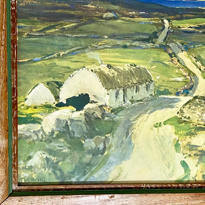Vintage Arranmore From The Rosses Donegal By James Humbert Craig Print Framed