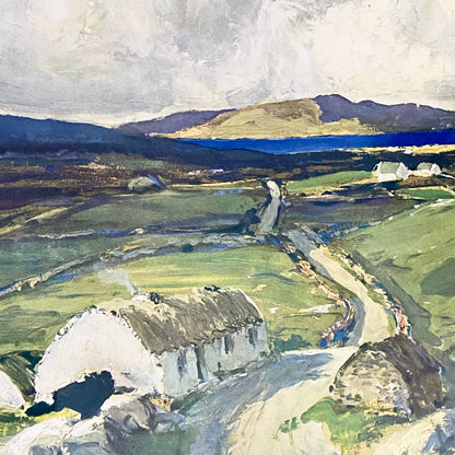 Vintage Arranmore From The Rosses Donegal By James Humbert Craig Print Framed