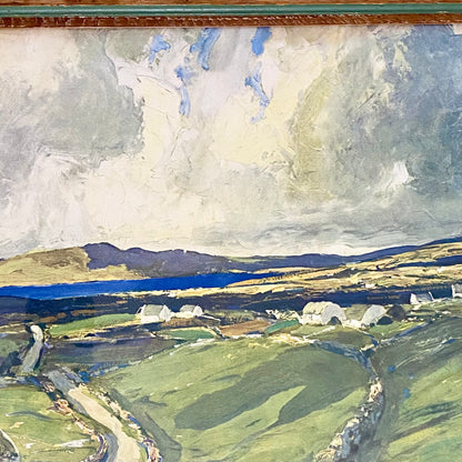 Vintage Arranmore From The Rosses Donegal By James Humbert Craig Print Framed