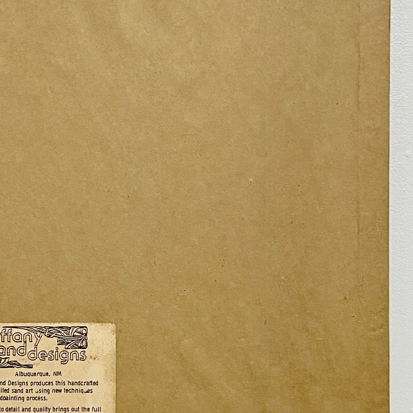 Vintage Bald Eagle Flying Bird Sand Art Picture Signed By Artist Framed Rare